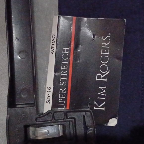 KIM ROGERS Navy Blazer Dress Pants Average Women's Size 16 Super Stretch  NEW. - Picture 12 of 13